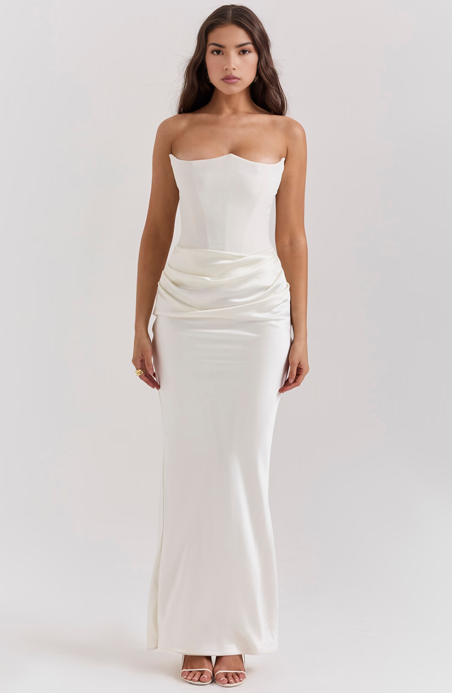 Camille | Women’s Strapless Corset Bodycon Maxi Dress - Image 15
