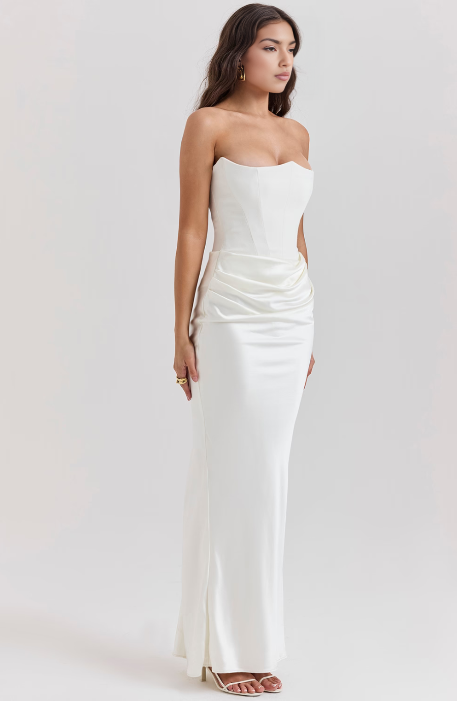 Camille | Women’s Strapless Corset Bodycon Maxi Dress - Image 20