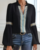 Grace | Vintage V-Neck Blouse - Image 9