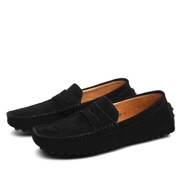 West | Men's Vintage Lightweight Suede Loafers