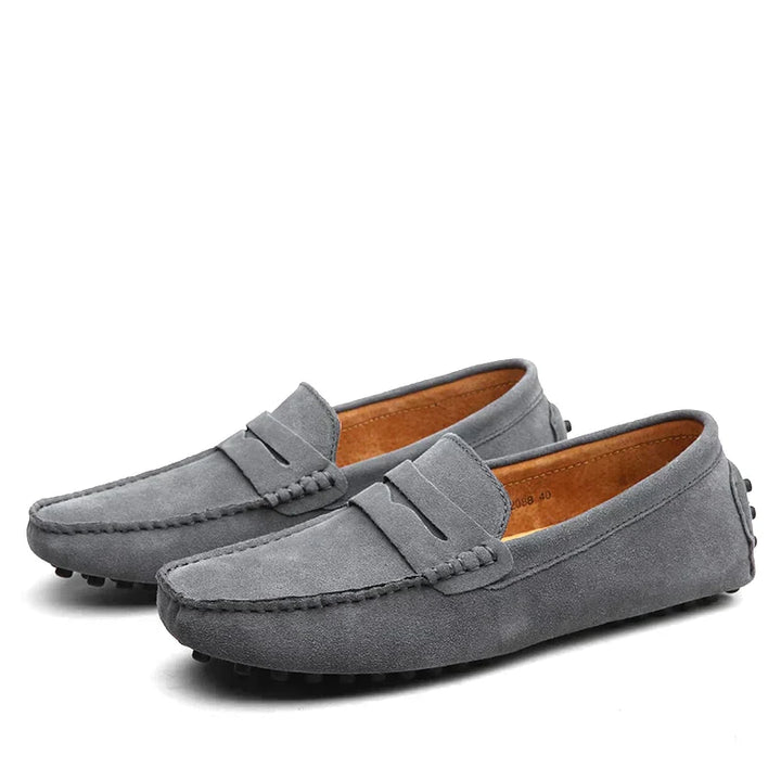 West | Men's Vintage Lightweight Suede Loafers