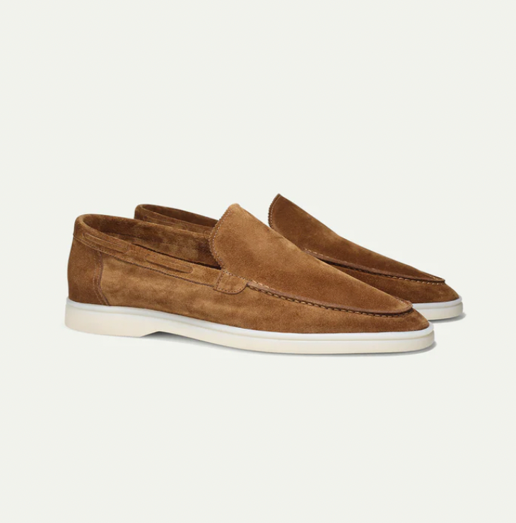 Lucas | Men's Suede Loafers with Slip-On Design