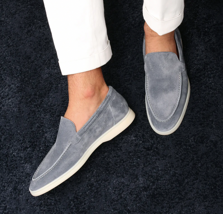 Lucas | Men's Suede Loafers with Slip-On Design