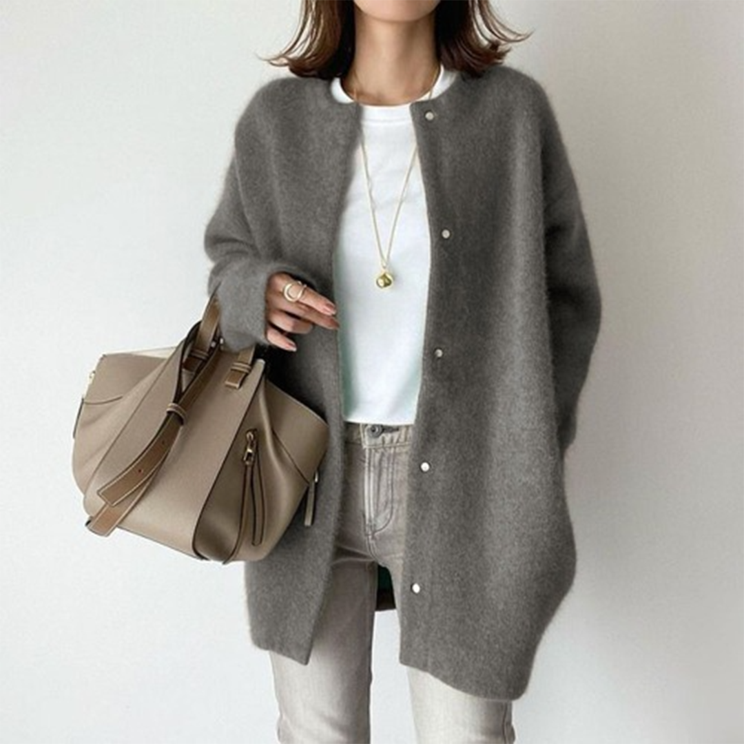 Catherine | Women’s Soft Relaxed Fit Long Cardigan - Image 4