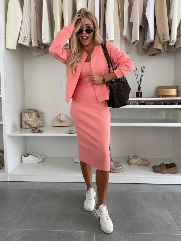 Helia | Two Piece Dress Outfit Set - Image 8
