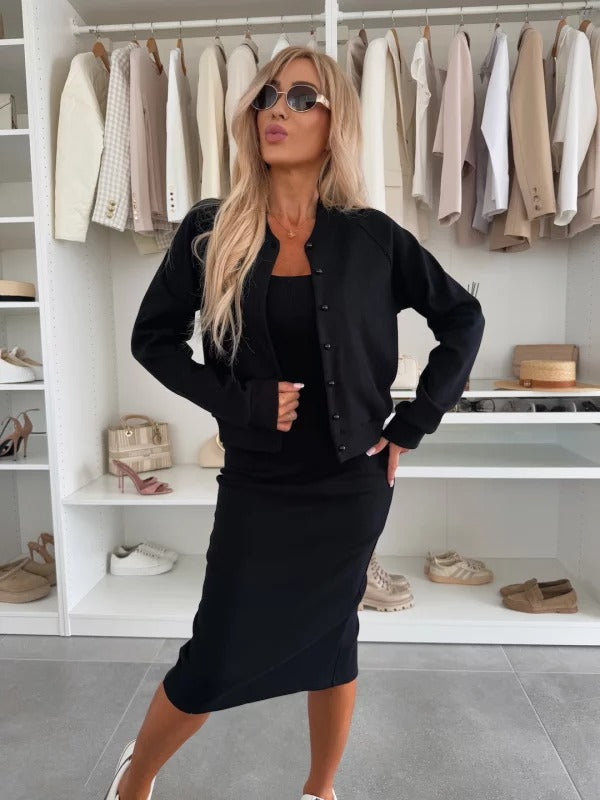Helia | Two Piece Dress Outfit Set - Image 12