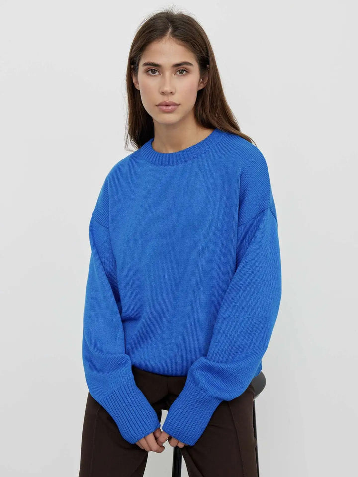 Abigail | Women’s Winter Sweater with Ribbed Cuffs - Image 3
