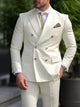 Men's 2-Piece Wedding Suit in ivory