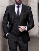 Men's 3-Piece Patterned Wedding Suit
