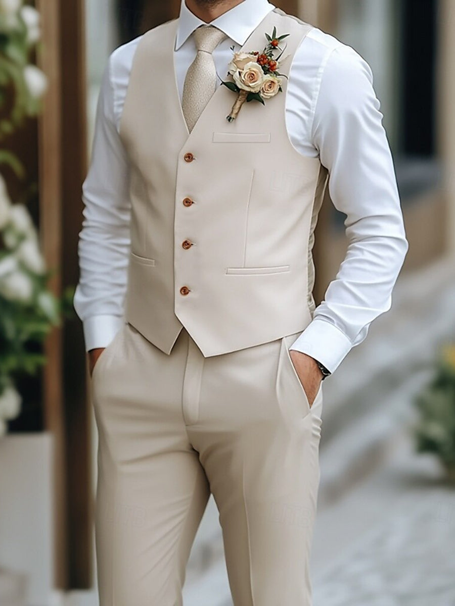 Men's 2-Piece Wedding Suit in as pic