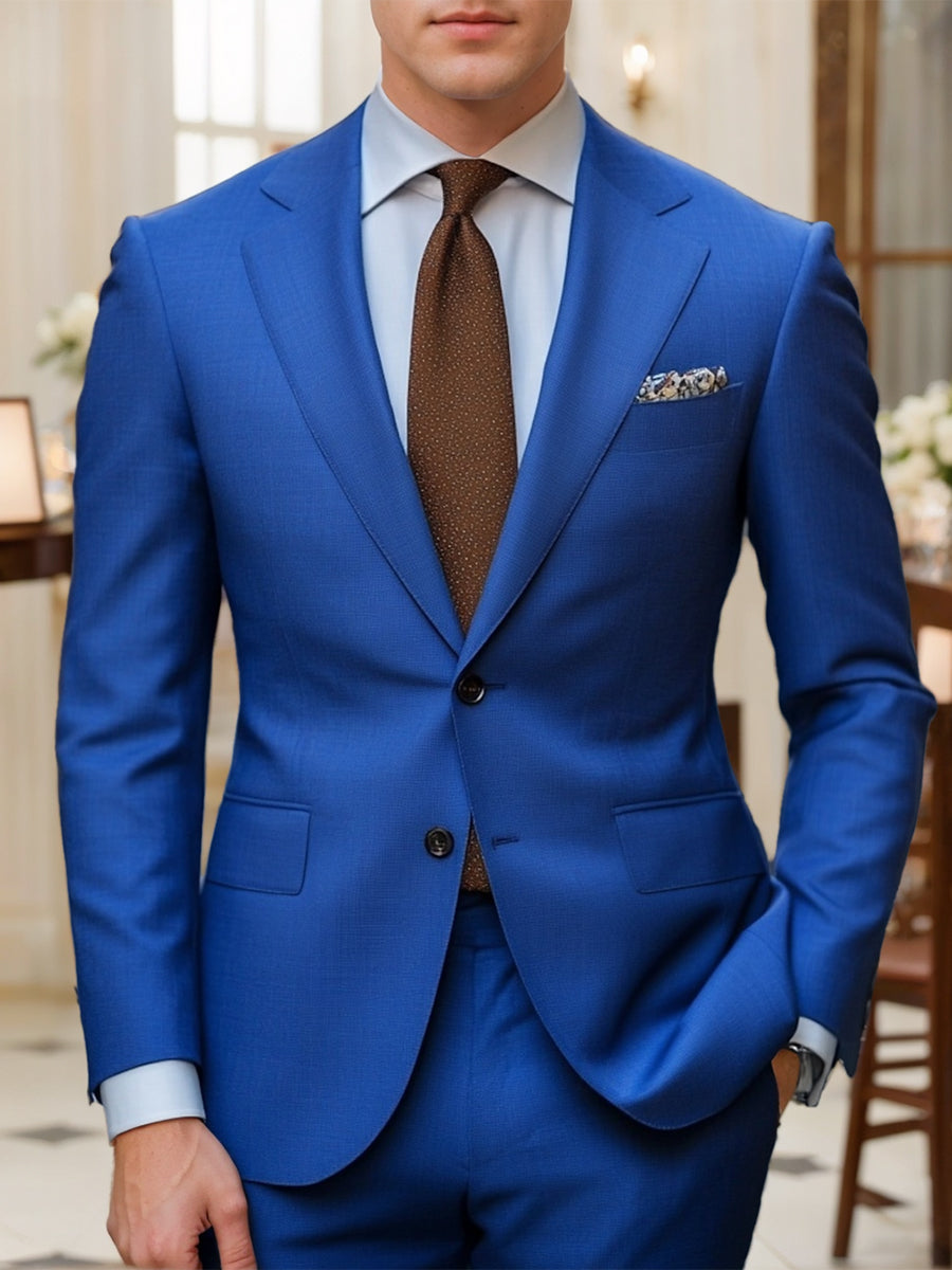 Men's Wedding Suit in blue