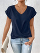 Maia | Twist Front V-Neck Top - Image 11