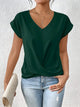 Maia | Twist Front V-Neck Top - Image 13