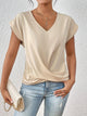 Maia | Twist Front V-Neck Top - Image 14