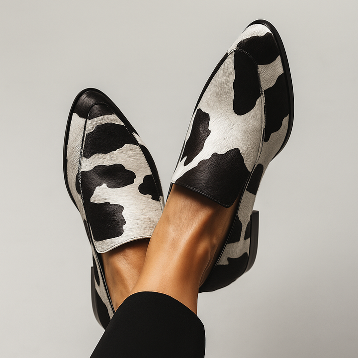 Margot | Black Modern Loafers - Image 1