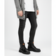 Men's lace-up ankle boots with rugged lugged soles