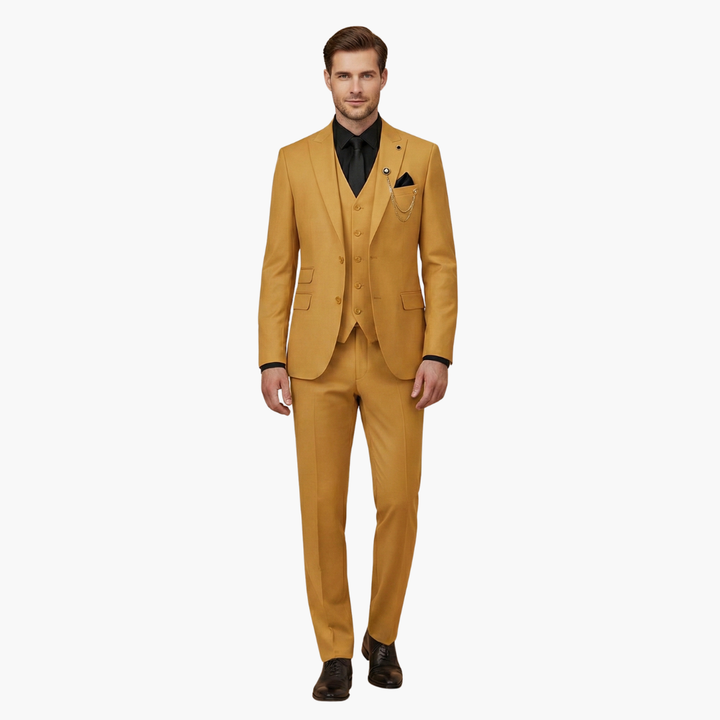 Caleb | Men's Slim Fit Three Piece Formal Suit