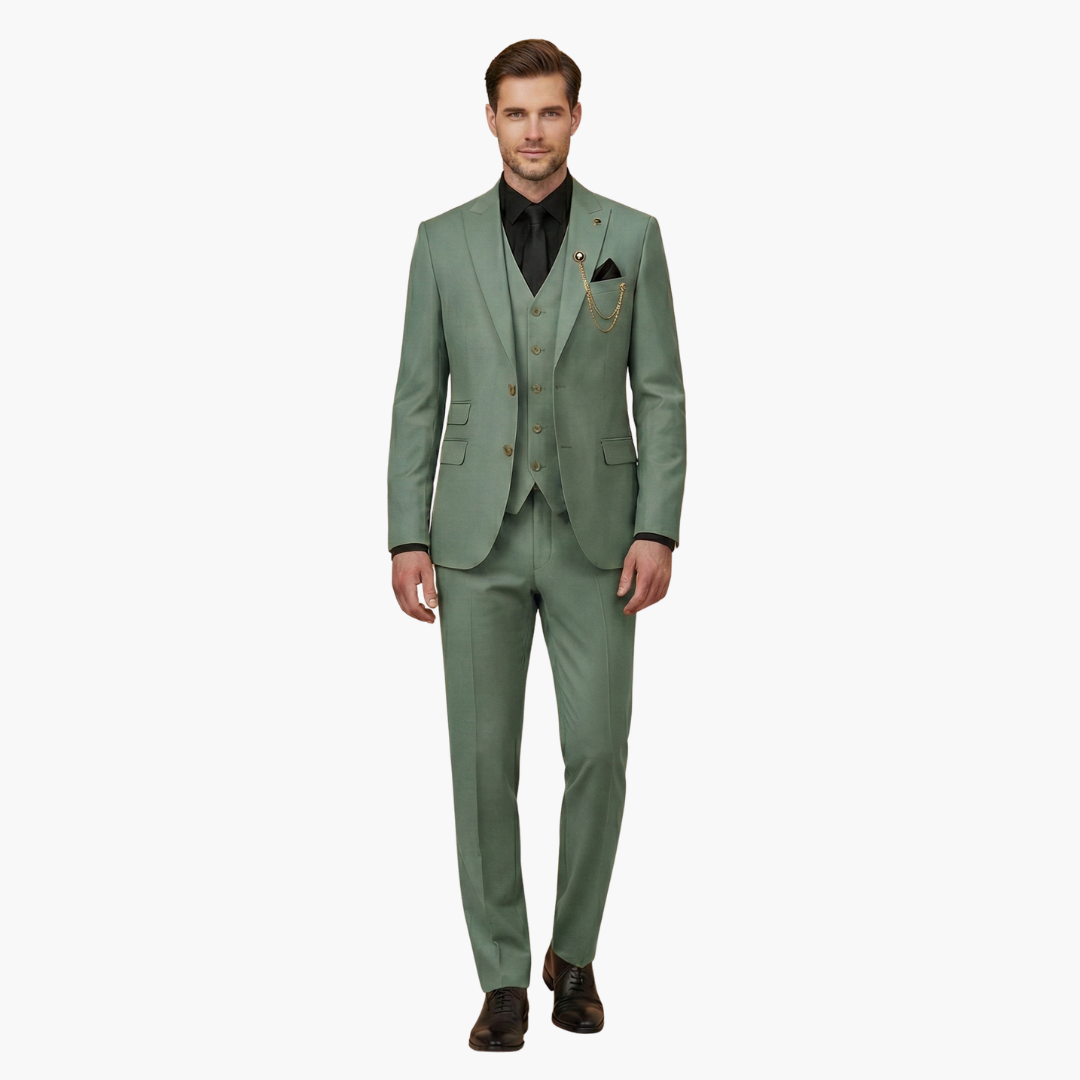 Caleb | Men's Slim Fit Three Piece Formal Suit