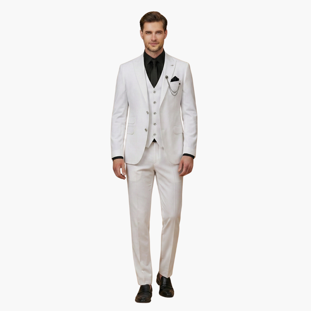Caleb | Men's Slim Fit Three Piece Formal Suit