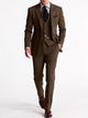 Men's three-piece suit with notched lapels