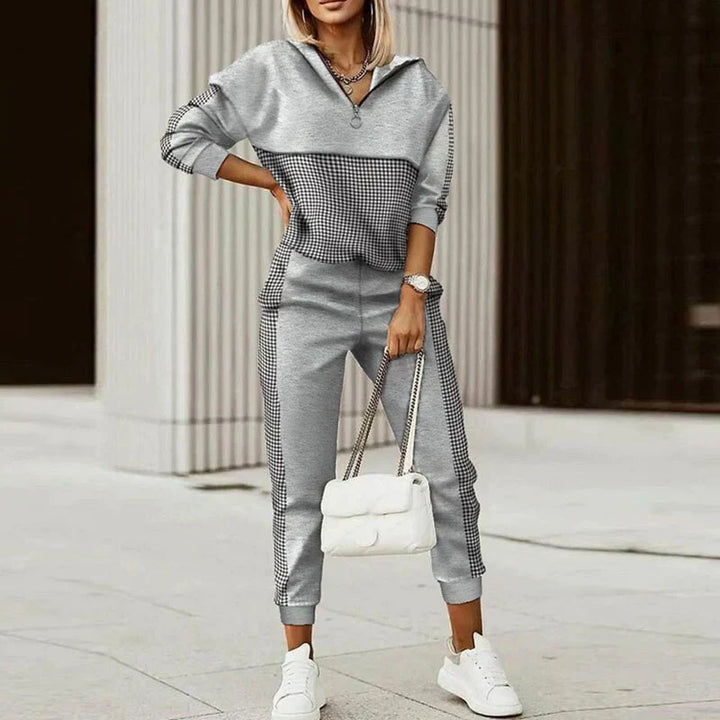 Nova | Women's Modern Casual Zipper Top Tracksuit - Image 4