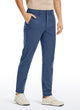 Men's straight-leg golf trousers with belt loops and front pockets