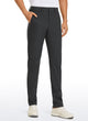 Men's straight-leg golf trousers with belt loops and front pockets