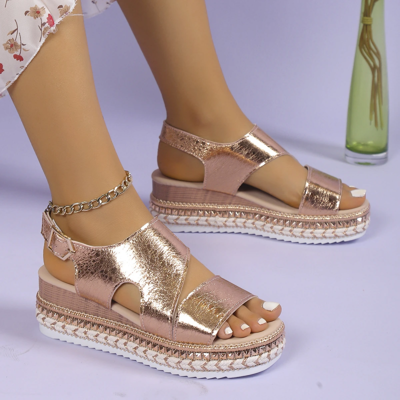 Karen | Glamour Platform Sandals - Image 2