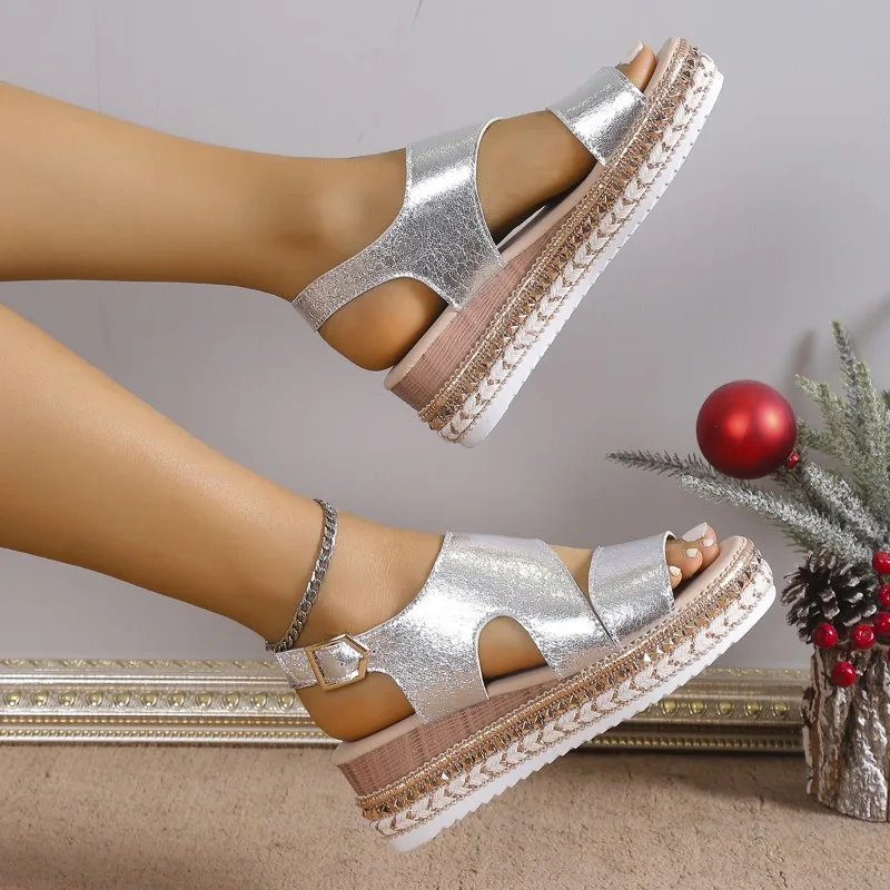 Karen | Glamour Platform Sandals - Image 3