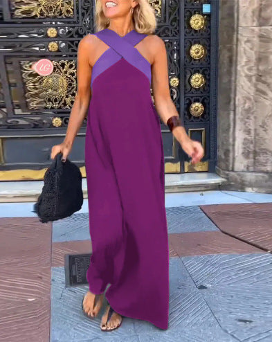 Women's Wrap Dress — Crossover Cut Lightweight Summer Dress