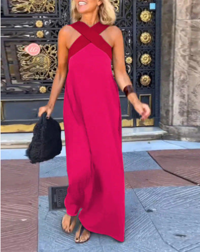 Women's Wrap Dress — Crossover Cut Lightweight Summer Dress