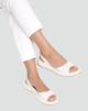 Women's Platform Wedge Sandals - Open Toe, Orthopaedic Footbed, UK 3-8