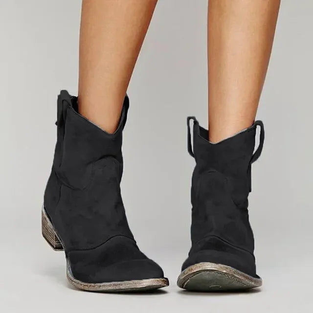 Paloma | Vintage Western Ankle Boots - Image 2