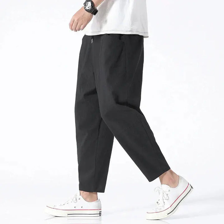 Silas | Men's Cropped Tapered Pants