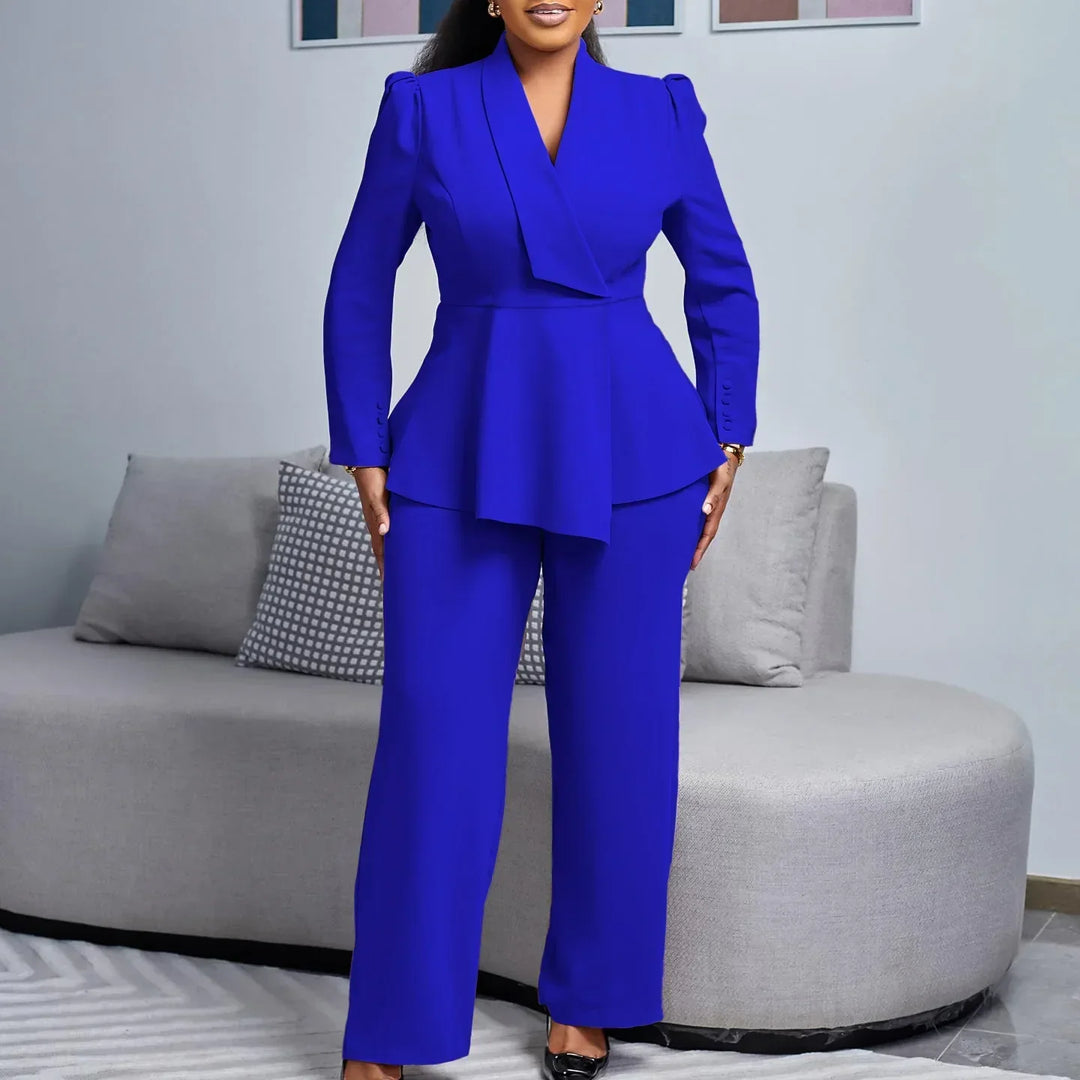Catherine | Chic Formal Suit Set with Tailored Long Blazer for Women - Image 3