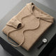 Men's plain pullover hoodie with drawstring hood and ribbed trims
