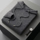 Men's plain pullover hoodie with drawstring hood and ribbed trims