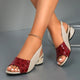 Melanie | Leather Comfort Sandals - Image 1