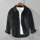 Men's corduroy shirt with long sleeves and two chest pockets