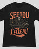 Unisex T-Shirt, See You Later Graphic Print, Black