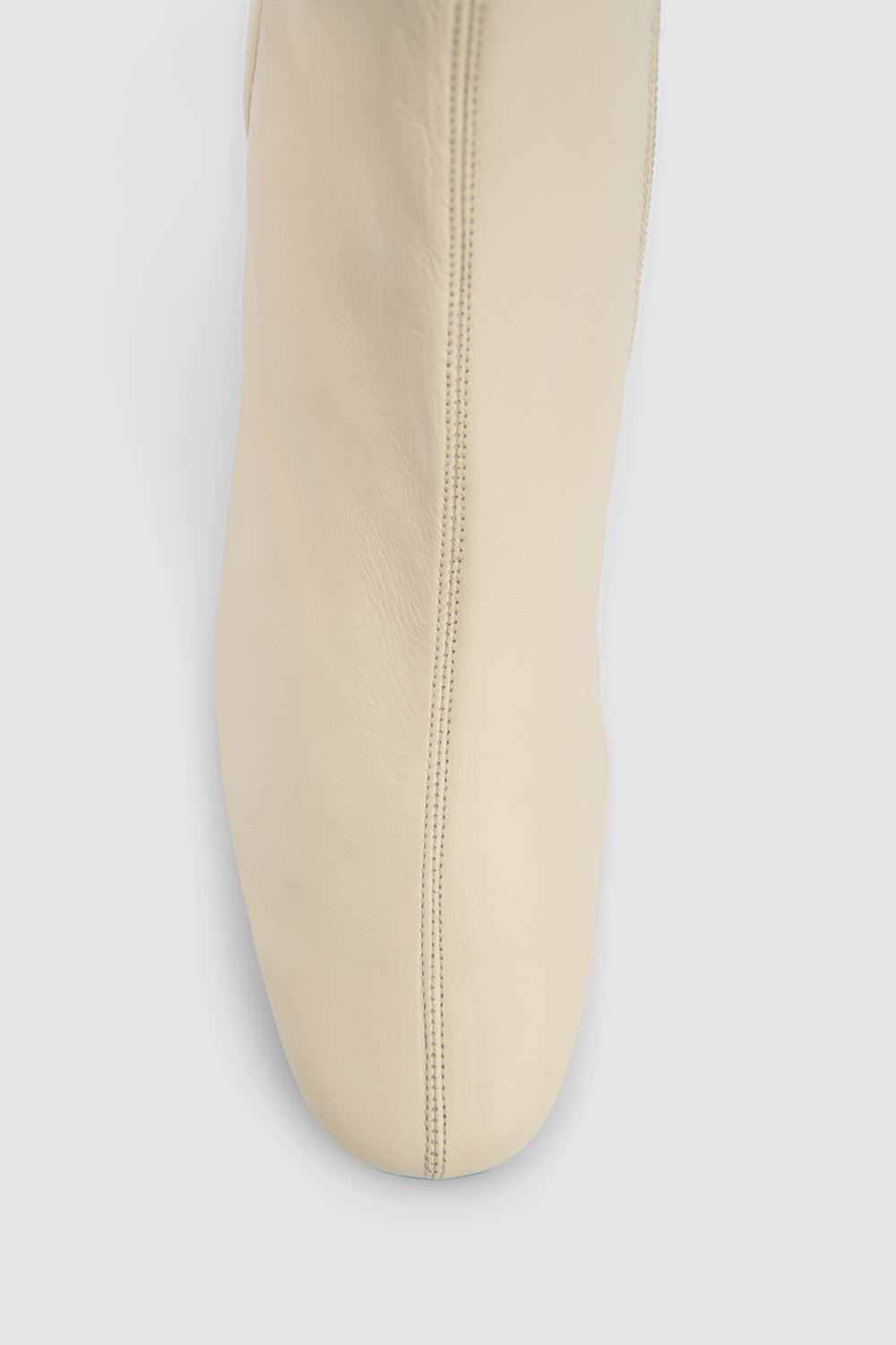 Women's white square-toe ankle boots with side zipper and block heel