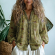 Women's Linen Blouse - Button Down, Long Sleeve, Relaxed Fit, 3 Colours
