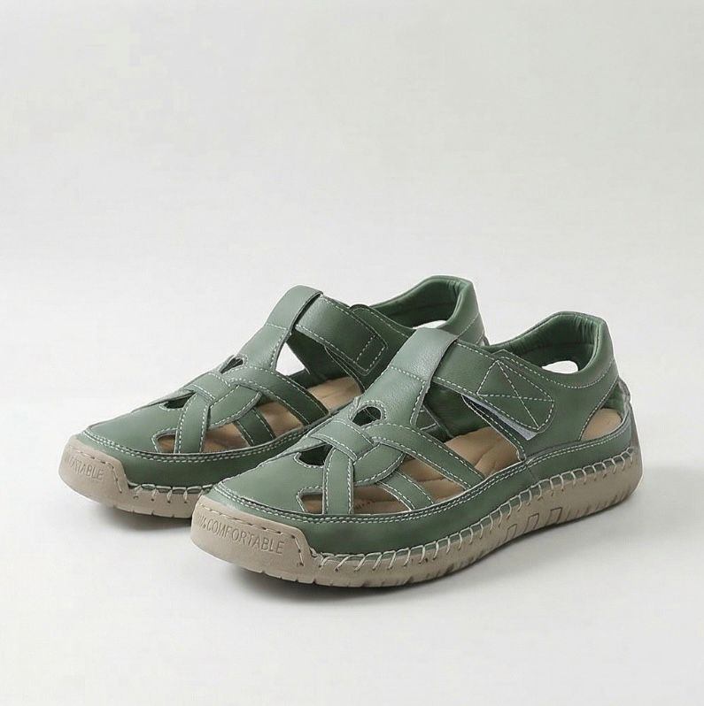 Women's woven non-slip summer sandals