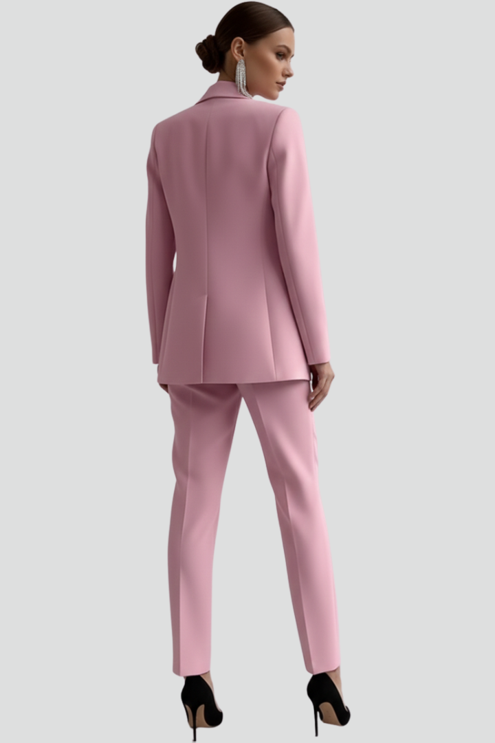 Women’s Blazer and Trousers Set with Long Sleeves - Image 4