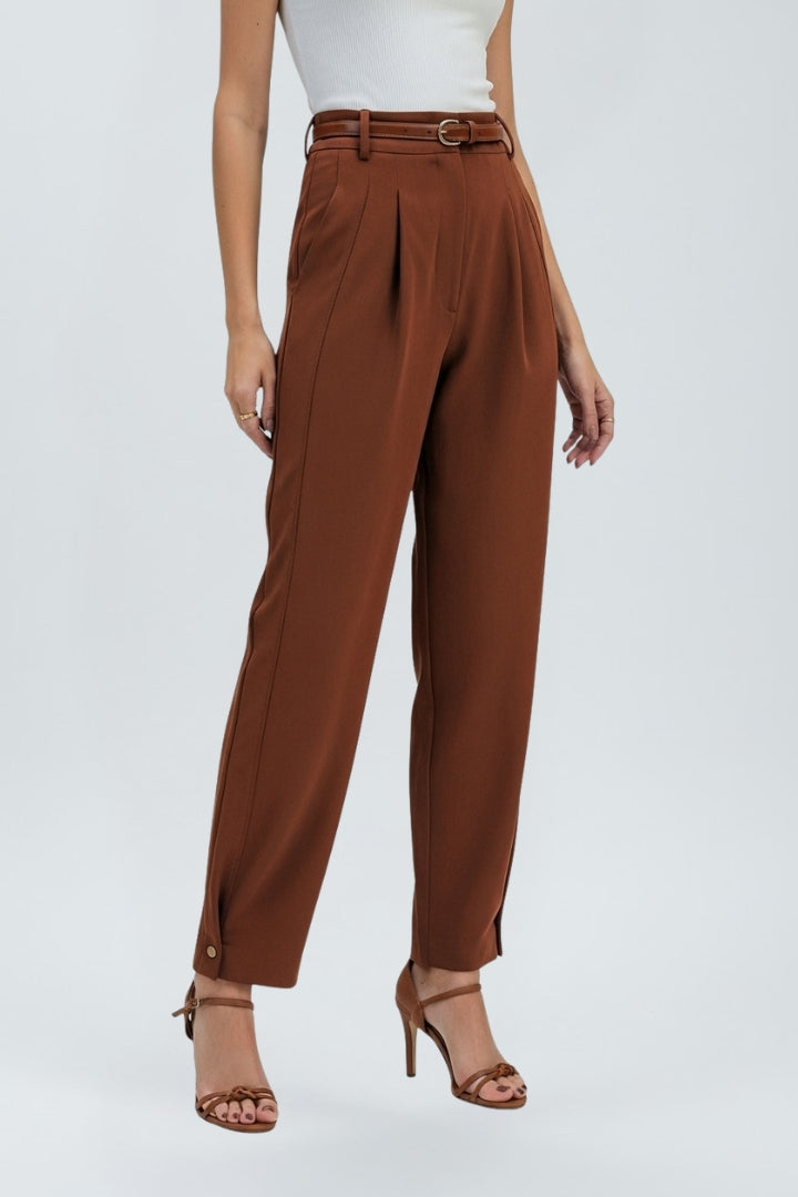 Women’s Pants with High Waist and Tapered Leg - Image 6