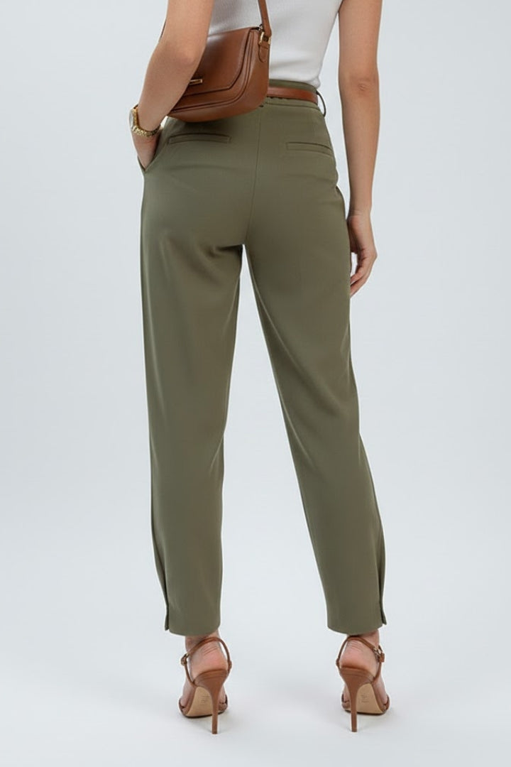 Women’s Pants with High Waist and Tapered Leg - Image 5