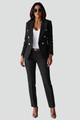 Women’s Suit Set with Blazer and Straight Trousers - Image 2