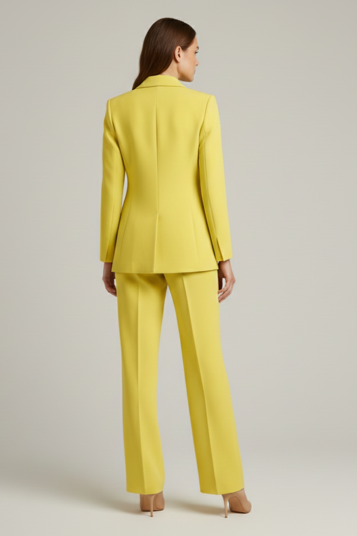 Women’s Suit with Jacket and Wide-Leg Pants - Image 4