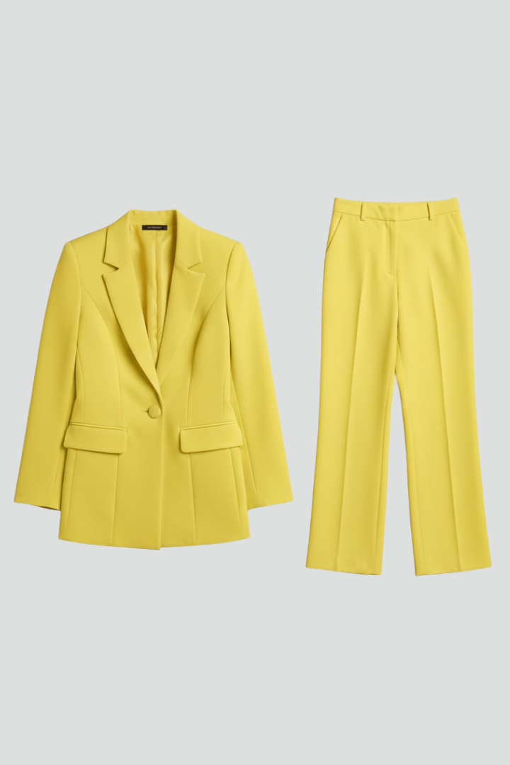 Women’s Suit with Jacket and Wide-Leg Pants - Image 1