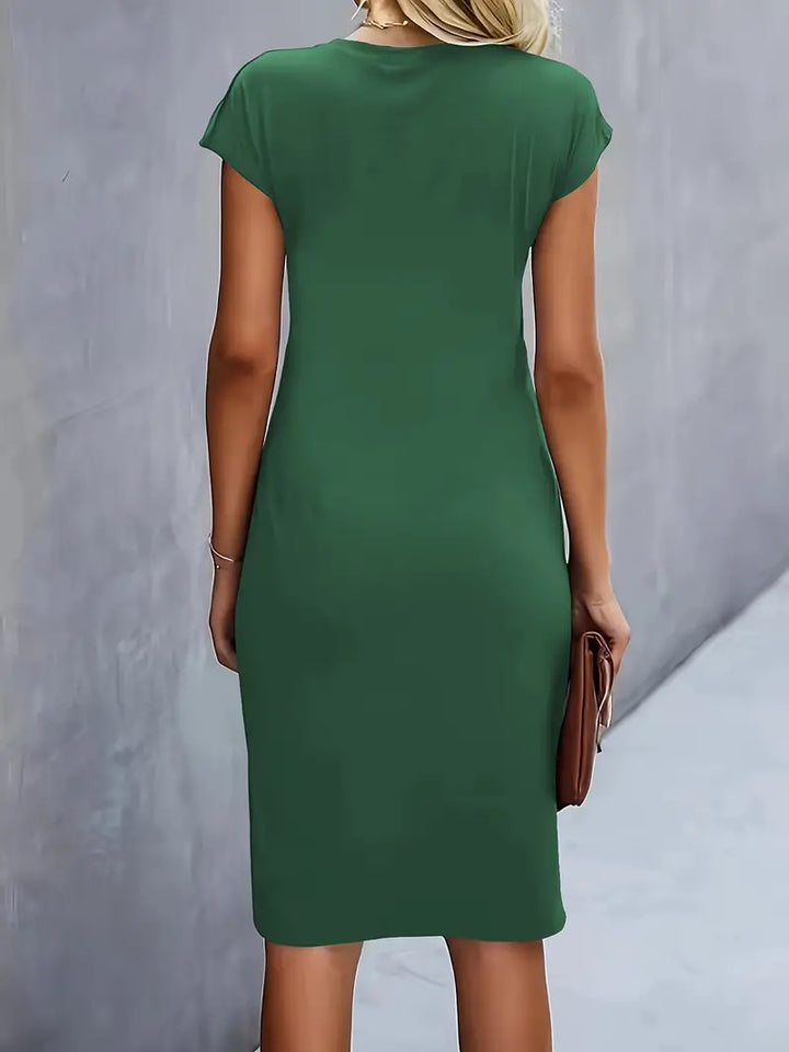 Katie | Women’s Classic Short Sleeve Bodycon Dress - Image 14